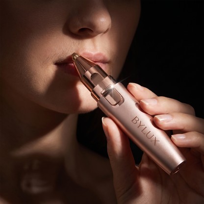 ByLux™ Facial Hair Remover & Eyebrow Trimmer • 2 in 1 Attachment
